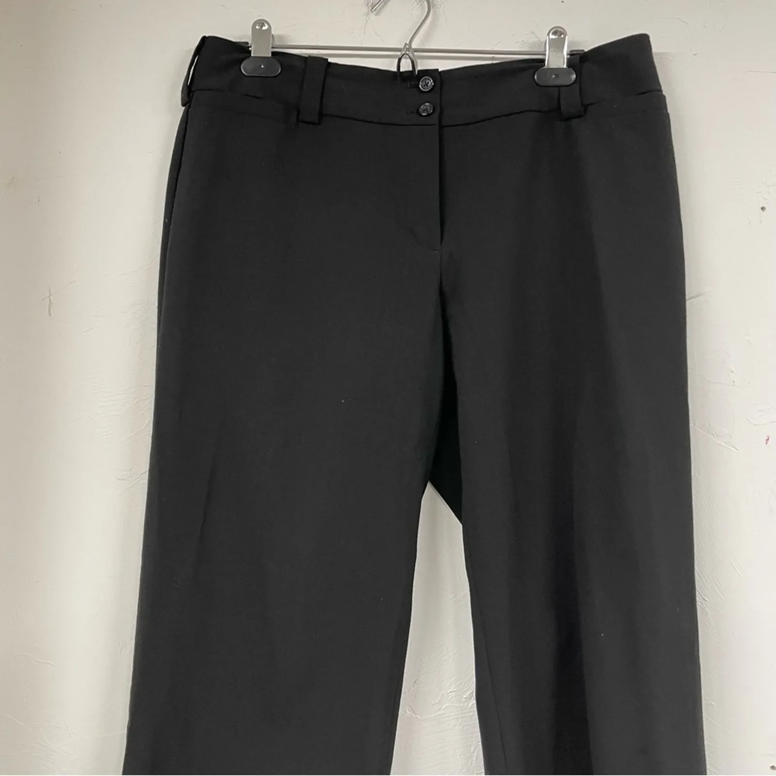 Express Black Correspondent Womens Wide Leg Trouser Dress Pants 12 Career Work - Image 2