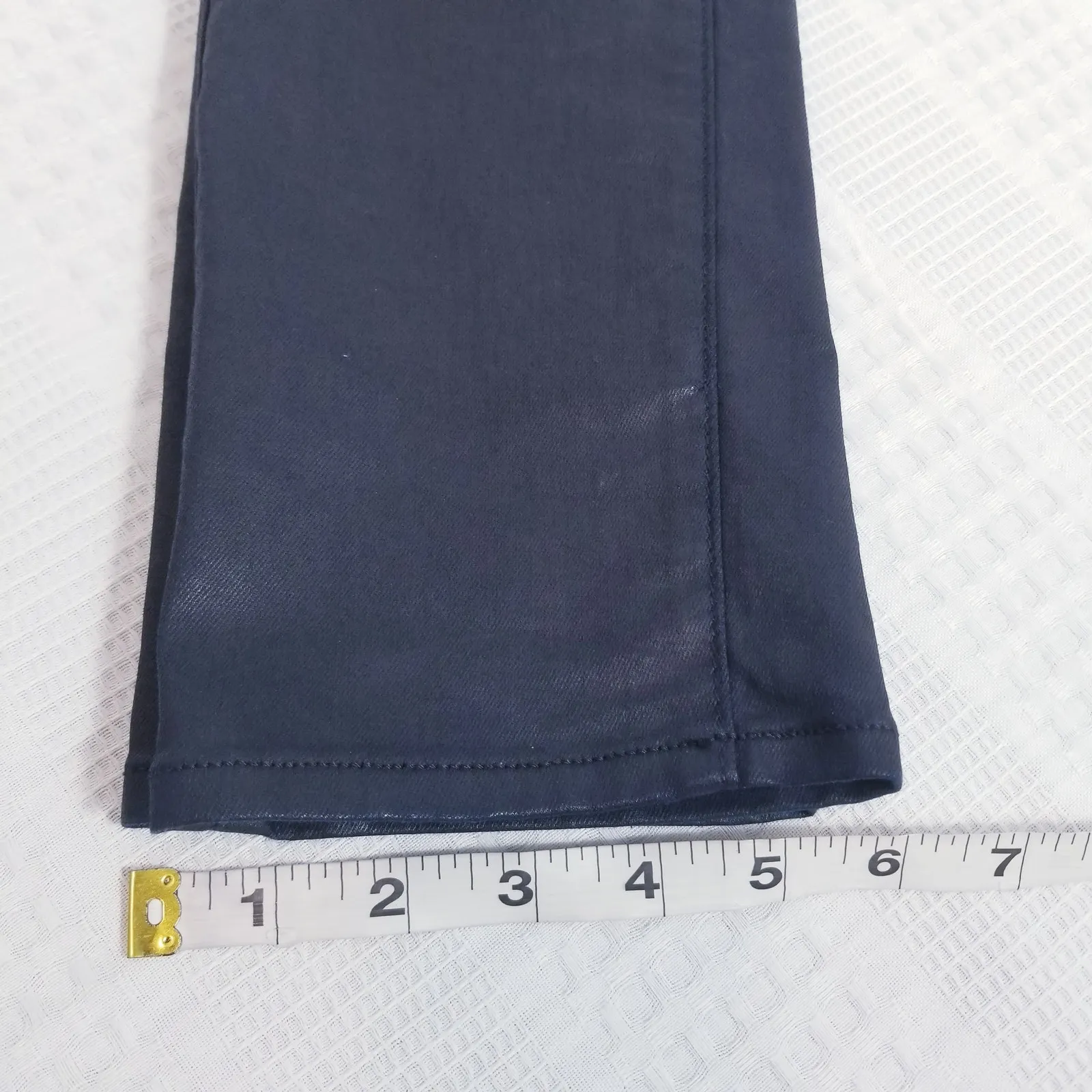 NEW ANN Taylor The Skinny Modern Fit Coated Black Pants - Image 6