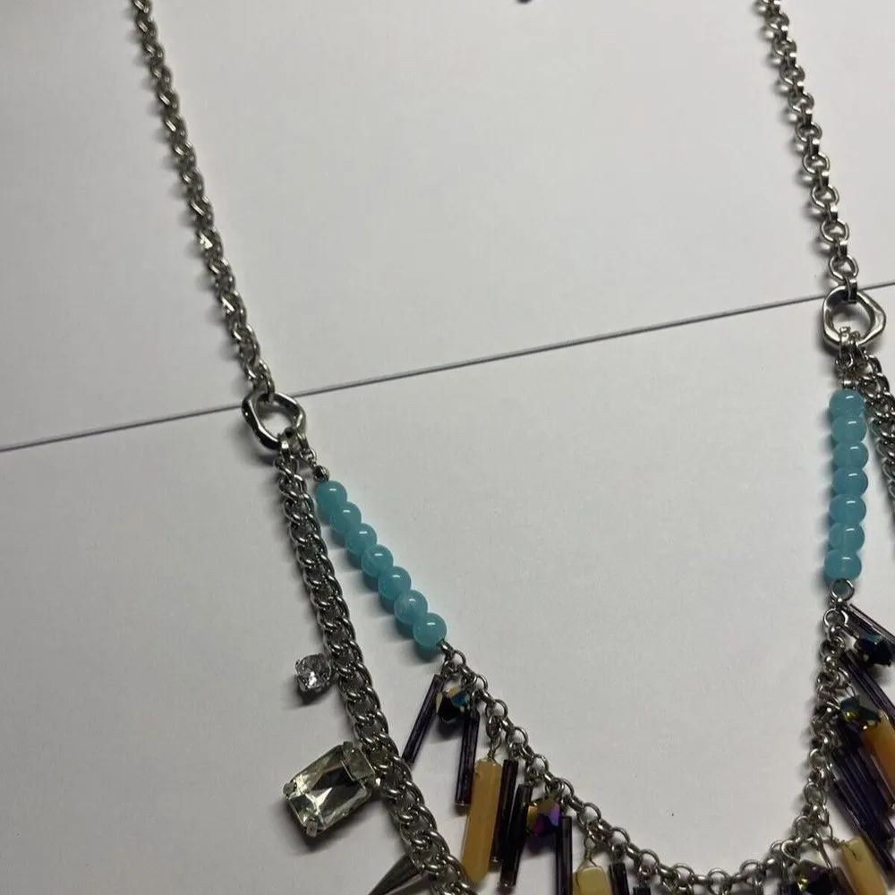 Women’s Costume Necklace Black Rhinestone / Bead - Image 8