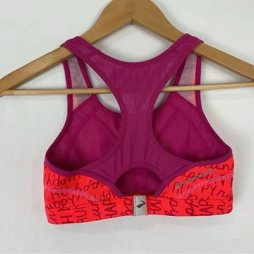 Brooks Run Happy Racerback Sports‎ Bra - Image 2