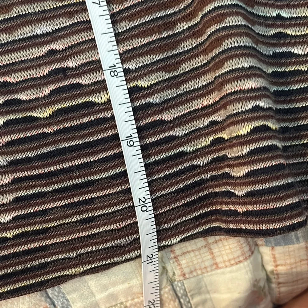 Missoni Brown and White Long Sleeve Tee - Image 3