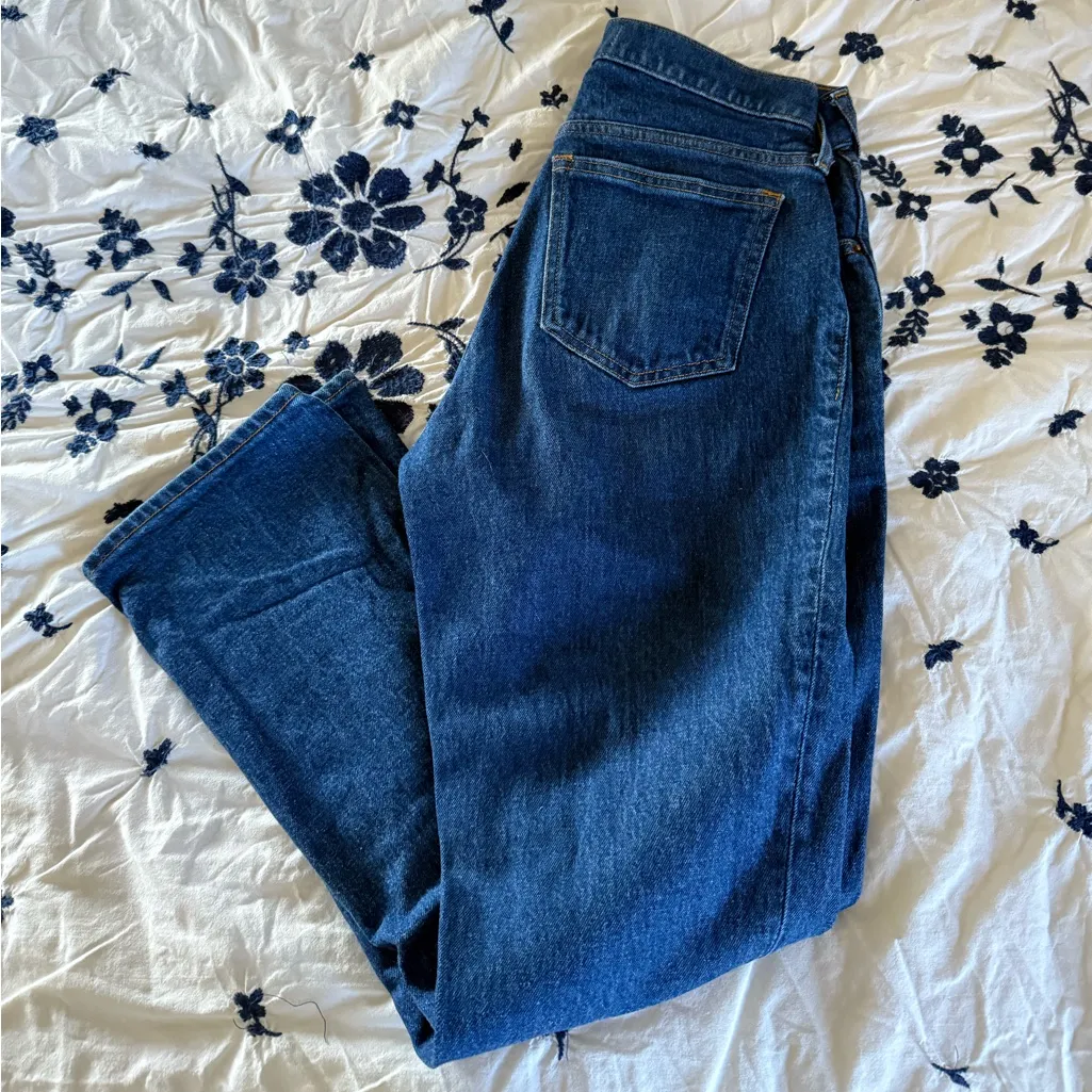 Abercrombie and fitch curve love mid rise 90s straight jeans - Image 3