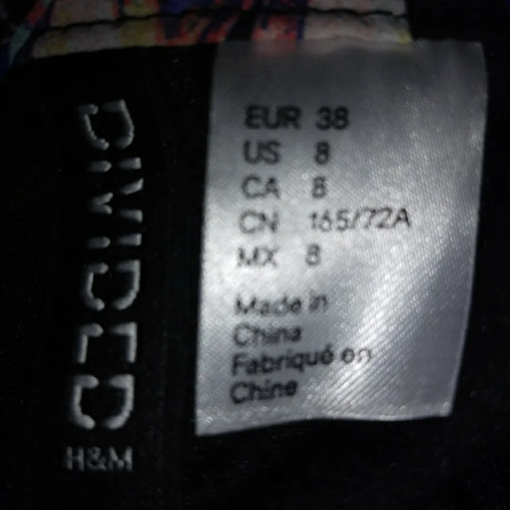 Divided 8 Black Blue Pinafore Wrap Dress - Image 2