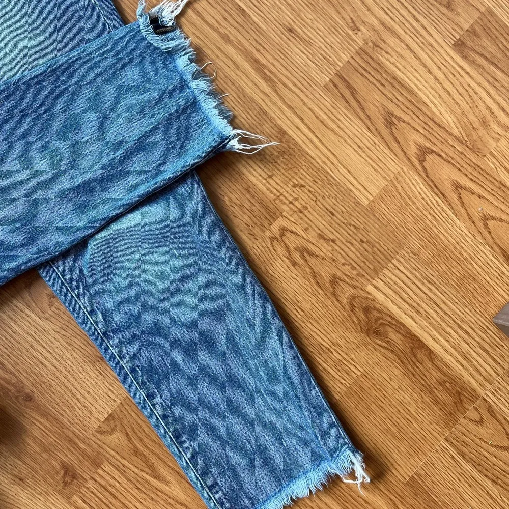 Madewell The Perfect Vintage Crop Raw Hem Jeans Size 28 - Image 10
