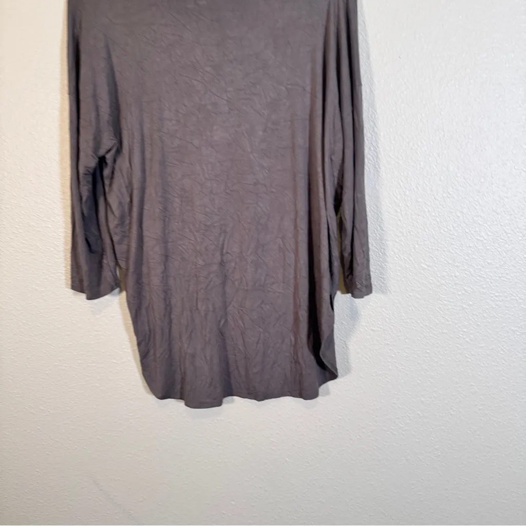 Babaton Aritzia Brown Blouse Womens L Closet Staple Basic Minimalist Capsule Top - Image 3
