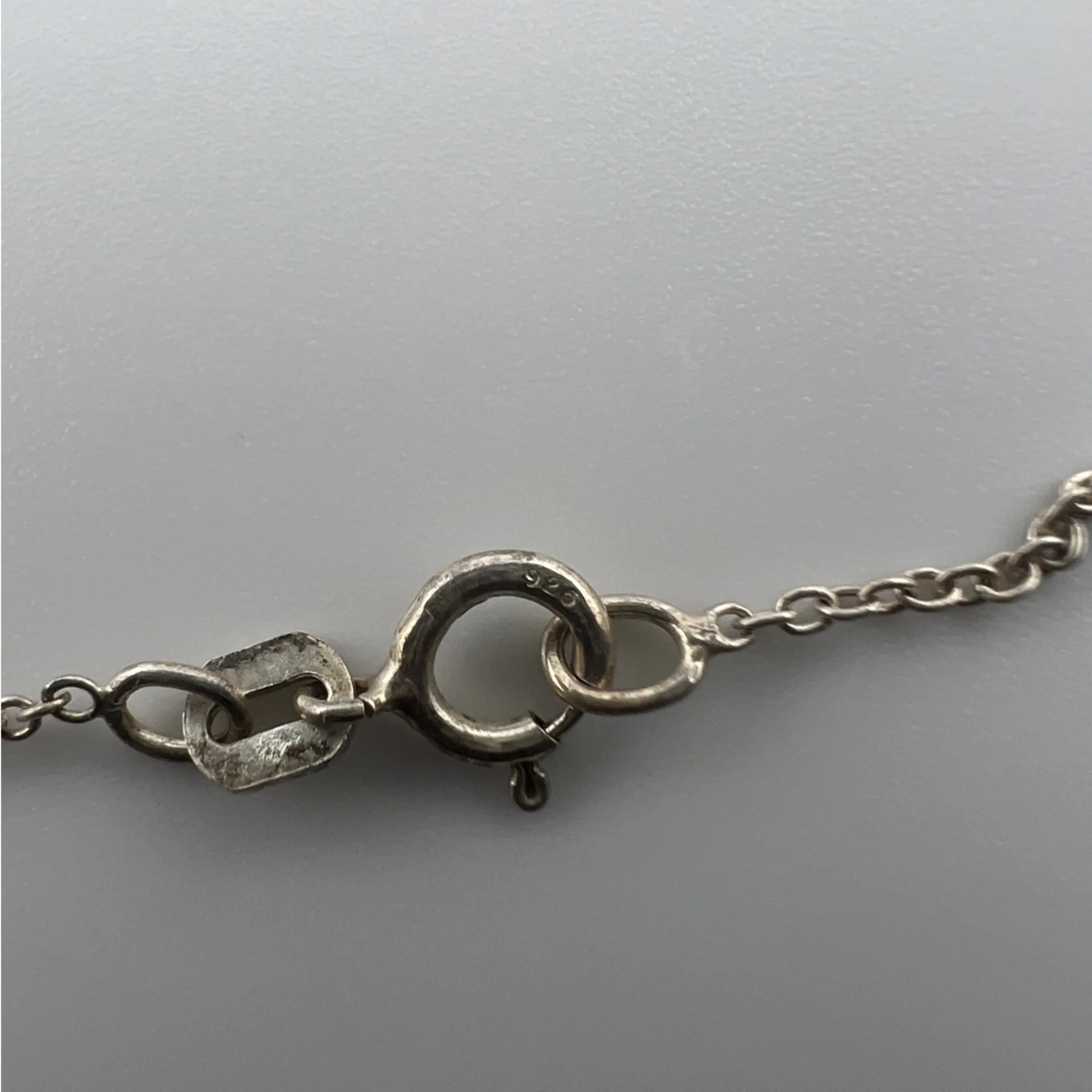 Sterling Silver Swirl “S” Cursive Lettering Necklace - Image 4