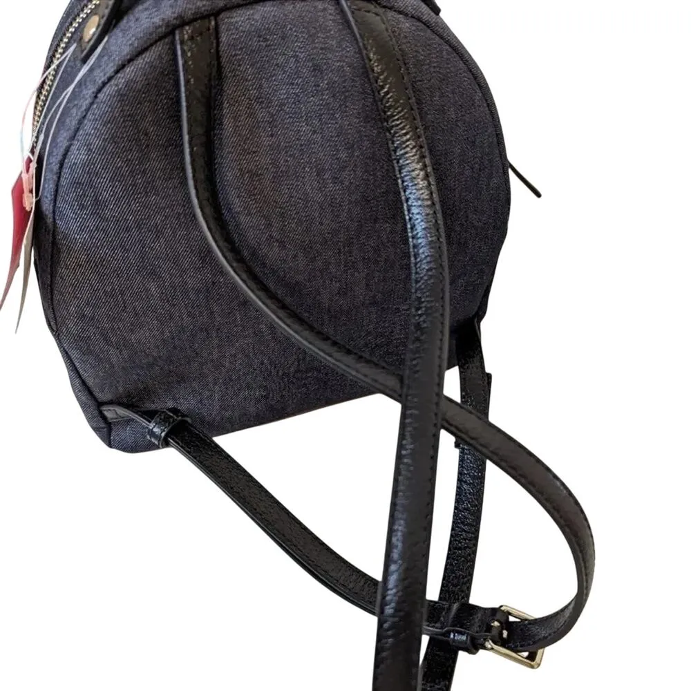 Kate Spade Grove Street Denim Poppy Embroidered Backpack New with Tag MSRP $299 - Image 14