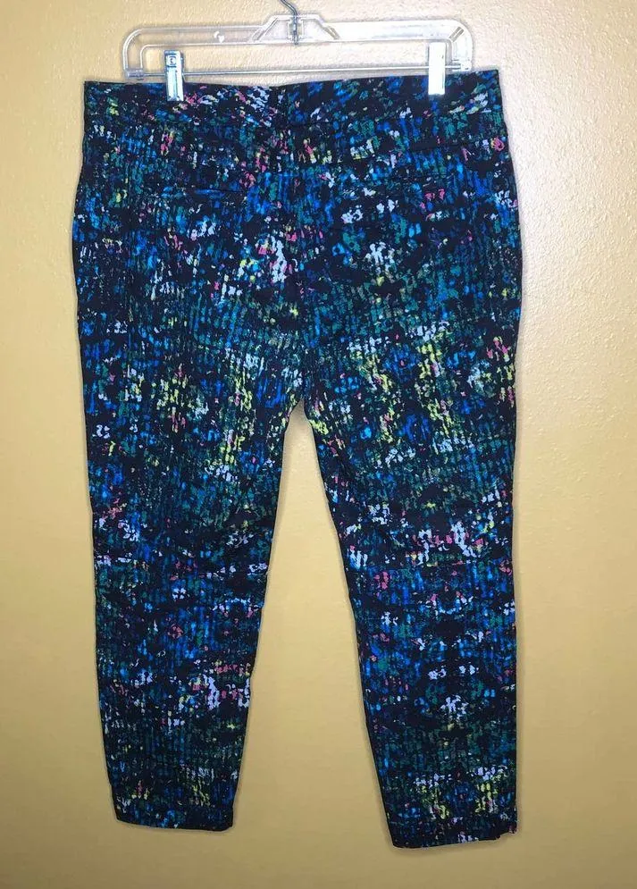 Derek Lam Cropped Multicolor Pants, 12 - Image 3