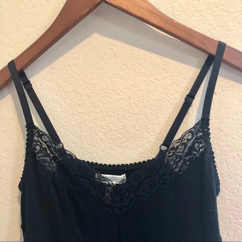 Susina Lacey black tank top M Size M - Image 3
