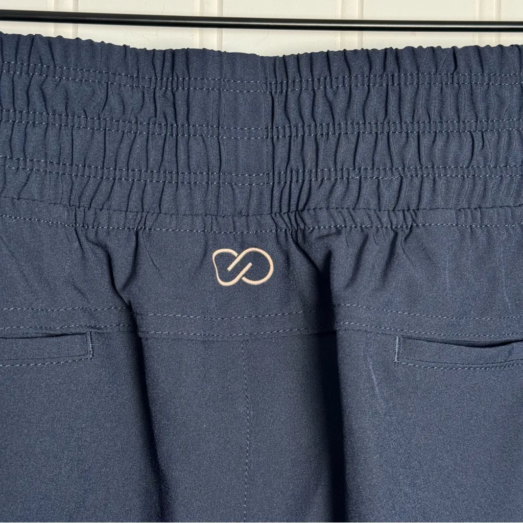 CALIA Journey Cropped Wide Leg High Rise Athletic Pants Blue Women’s Size Medium - Image 8