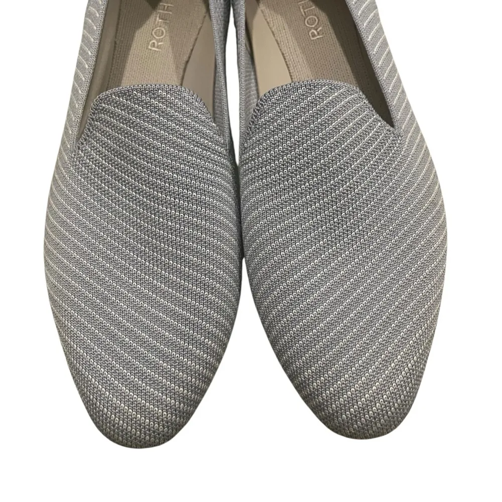 Rothys Almond Loafer in Blue Robin Twill (retired color) Shoes, Sz 9.5 - Image 9