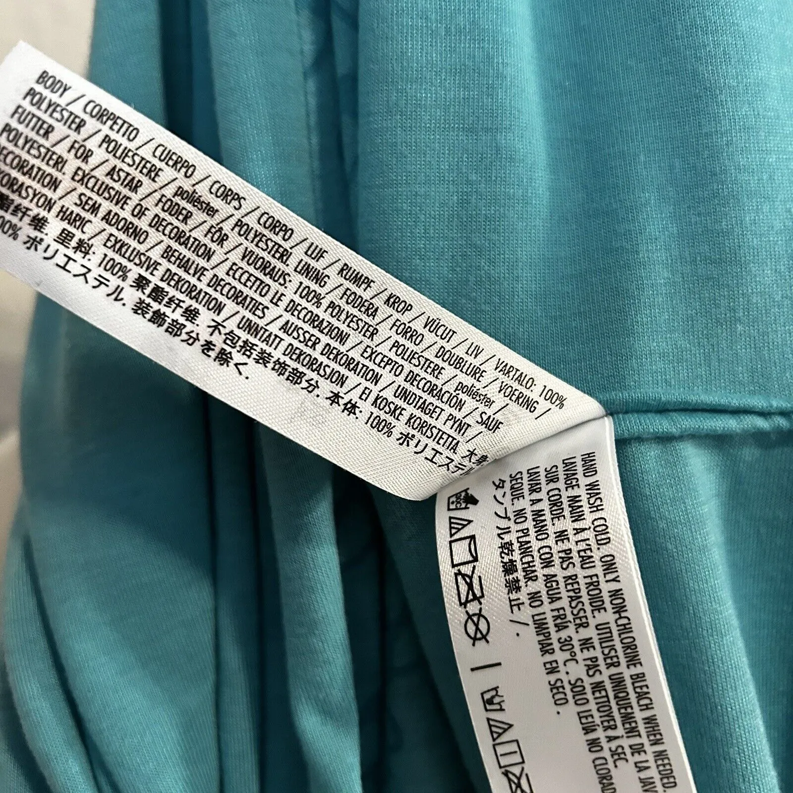 Disney Lilo And Stitch Infinity Scarf Aqua 34" × 16" - Image 6