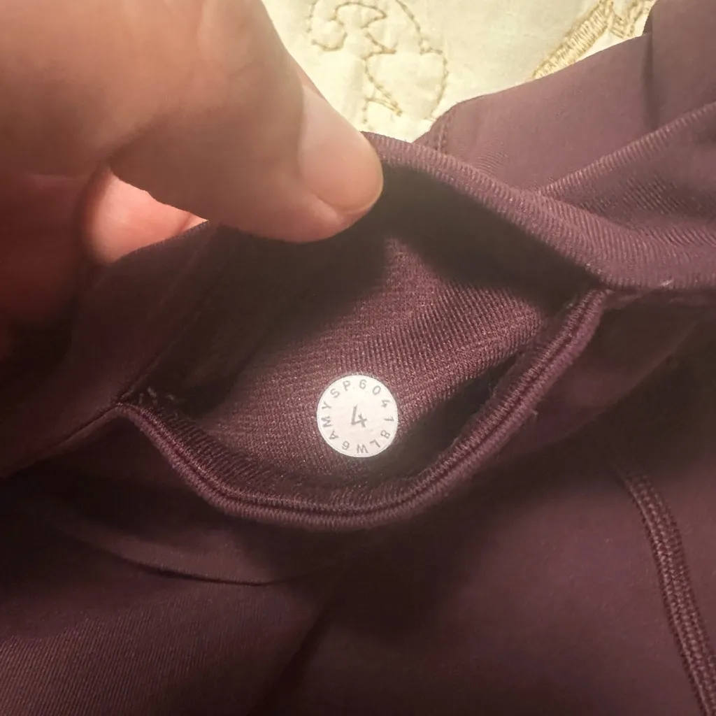 lululemon athletica Deep Burgundy Leggings - Image 6