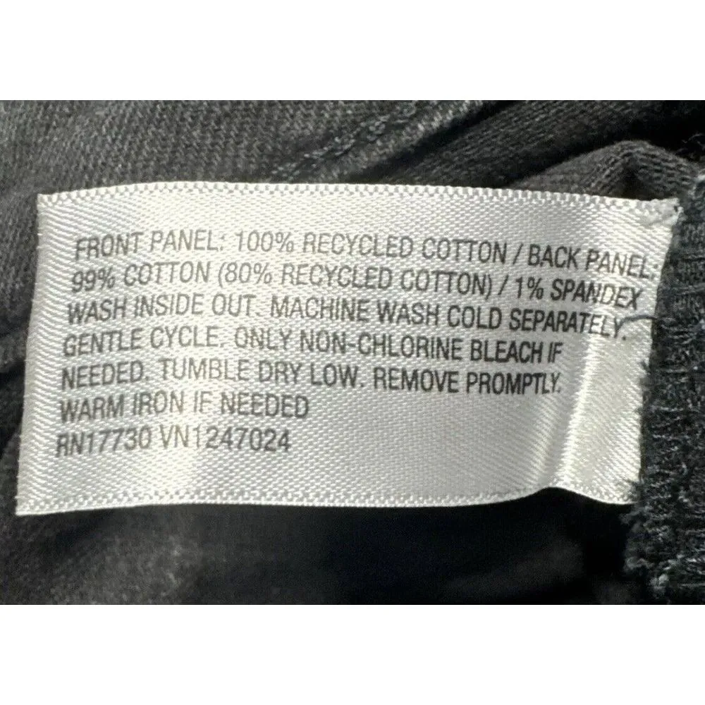 Women's Wild Fable High-Rise Straight‎ Jeans Black Wash Size 2/32" NWT - Image 5