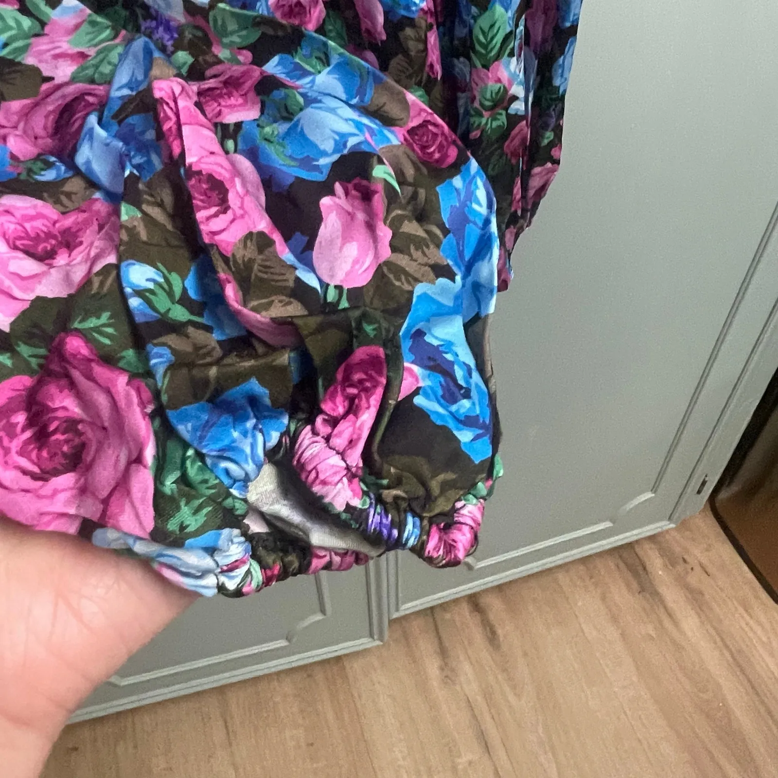 For Love & Lemons Womens Maggie Mini Dress XS Floral Babydoll NEW Open Back Rose Pink - Image 5