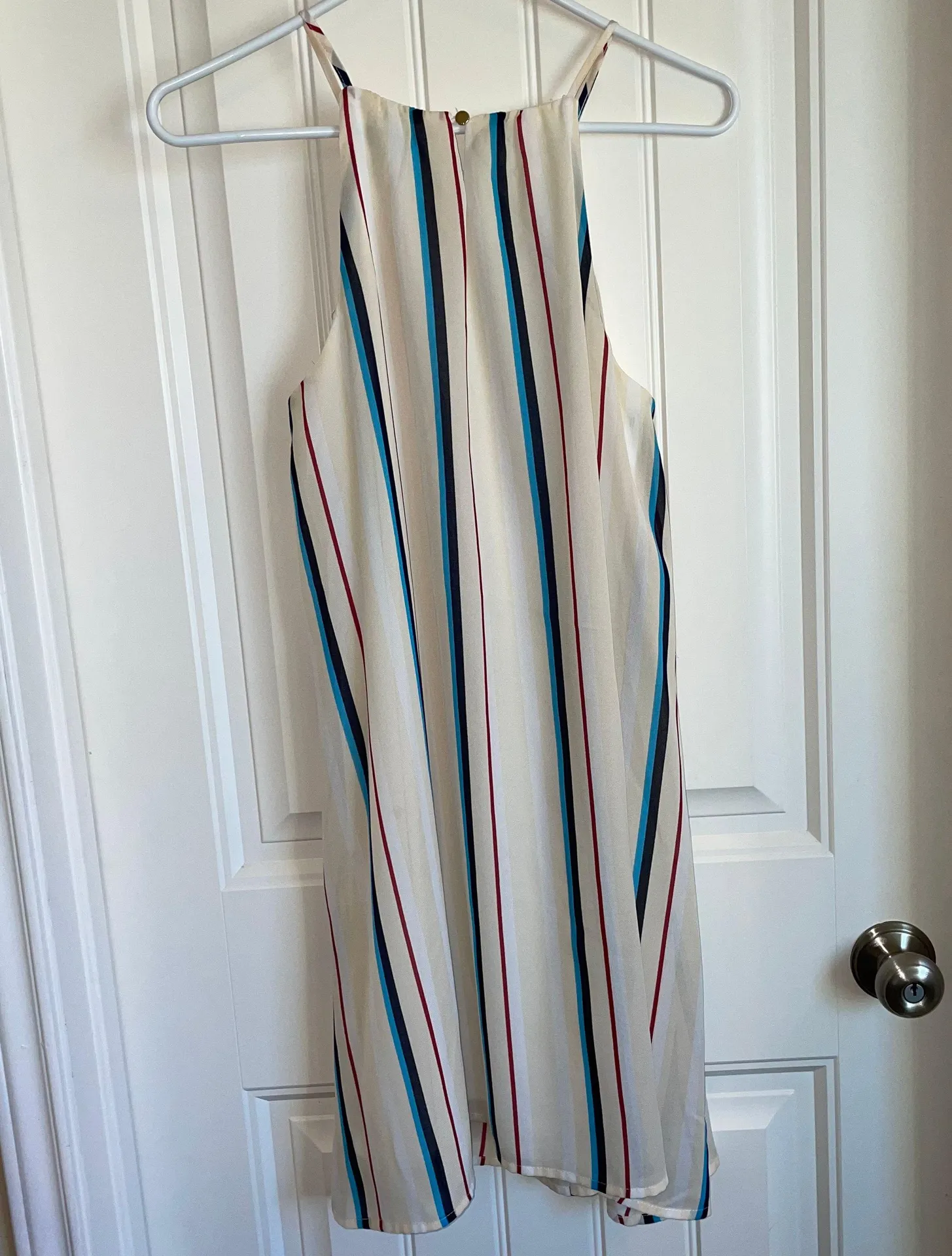 NWT She + Sky Multicolor stripe shift dress SMALL - Image 2