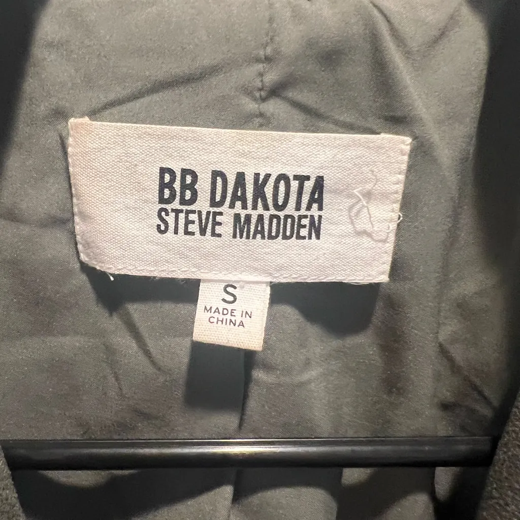 BB Dakota faux suede green/gray jacket - Image 3