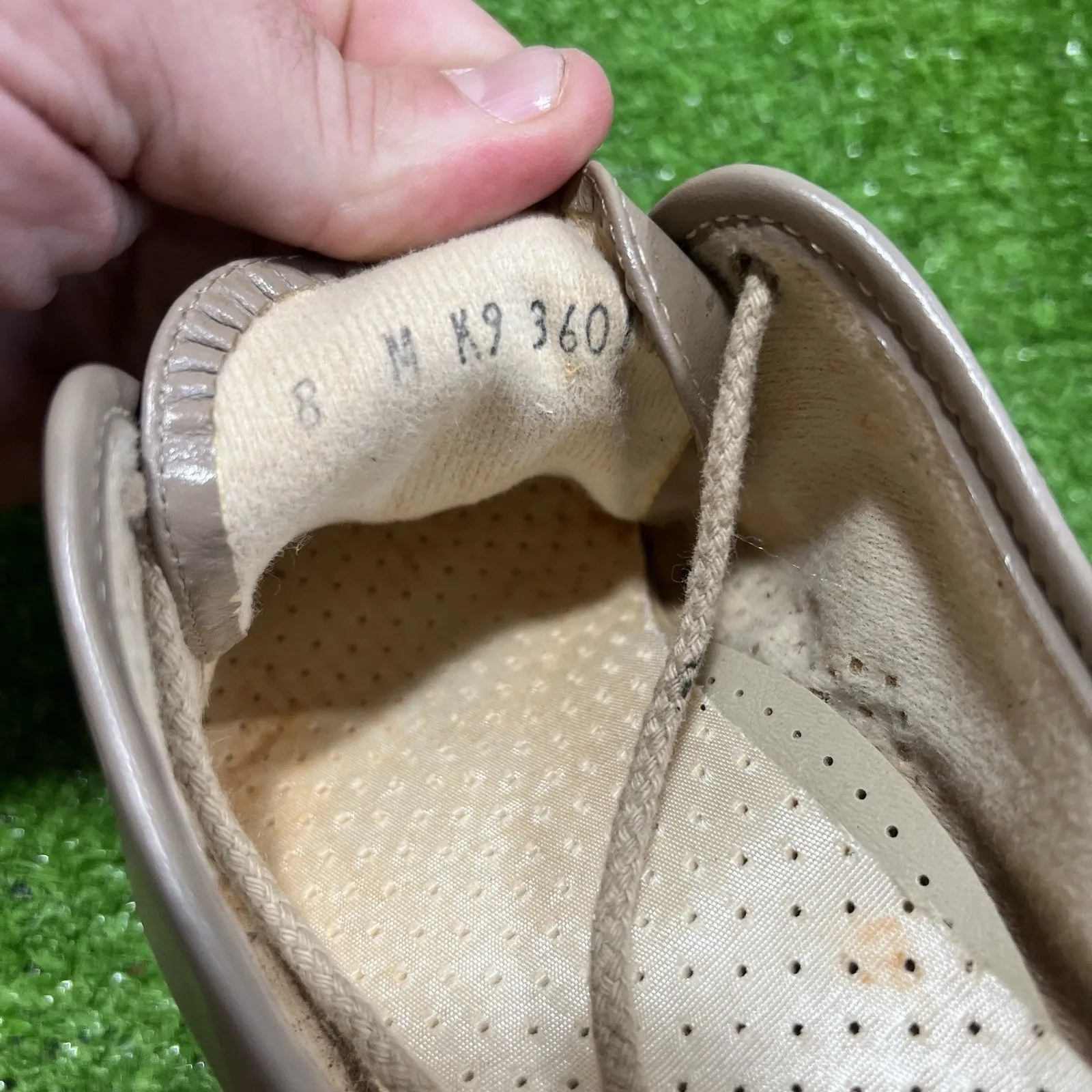 SAS Bounce‎ Shoes Womens Size 8 Vintage Taupe Leather Lace Up Comfort Walking Brown - Image 6