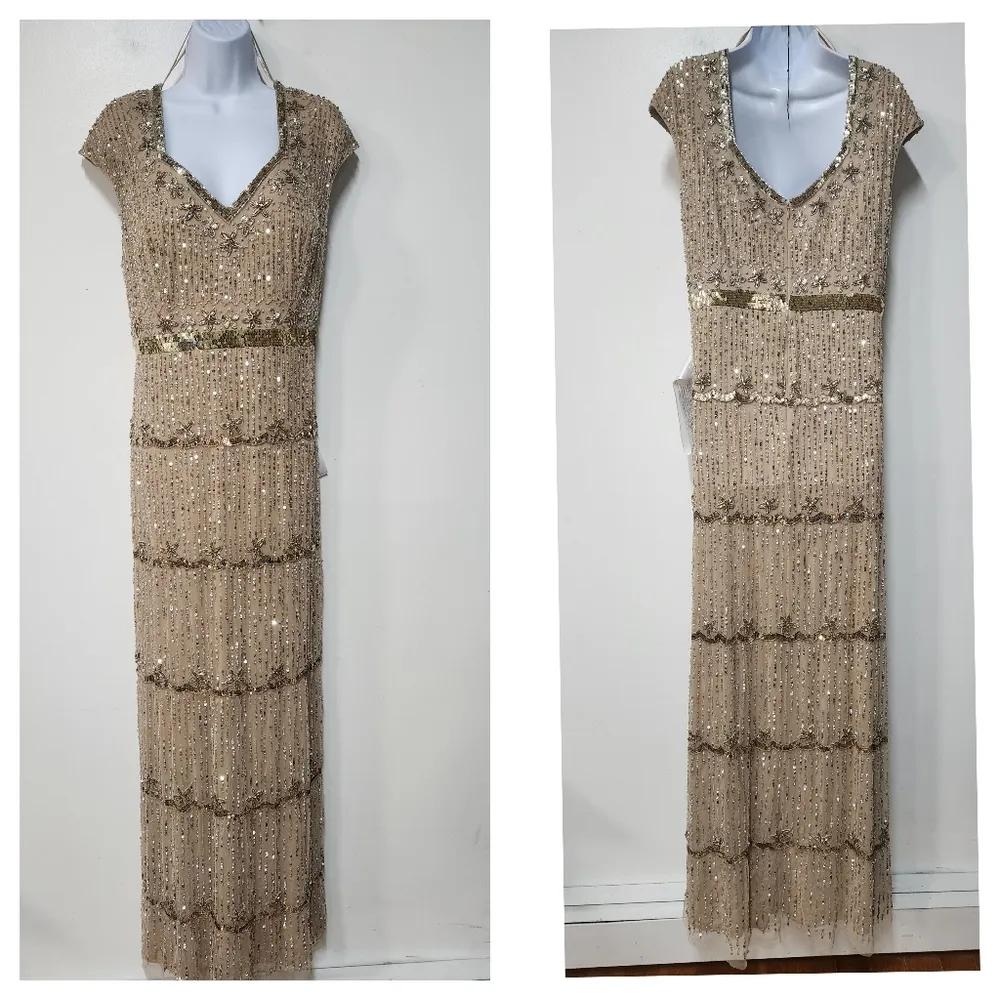 Mac Duggal 9089 Mother of the Bride Long GownMac Duggal size 14.  retail $1195 - Image 5