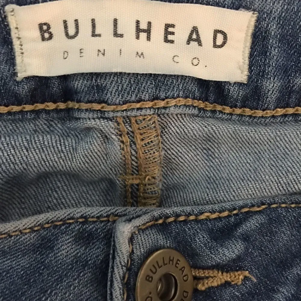 Bullhead Navy Embroidered back pocket skinny - Image 5