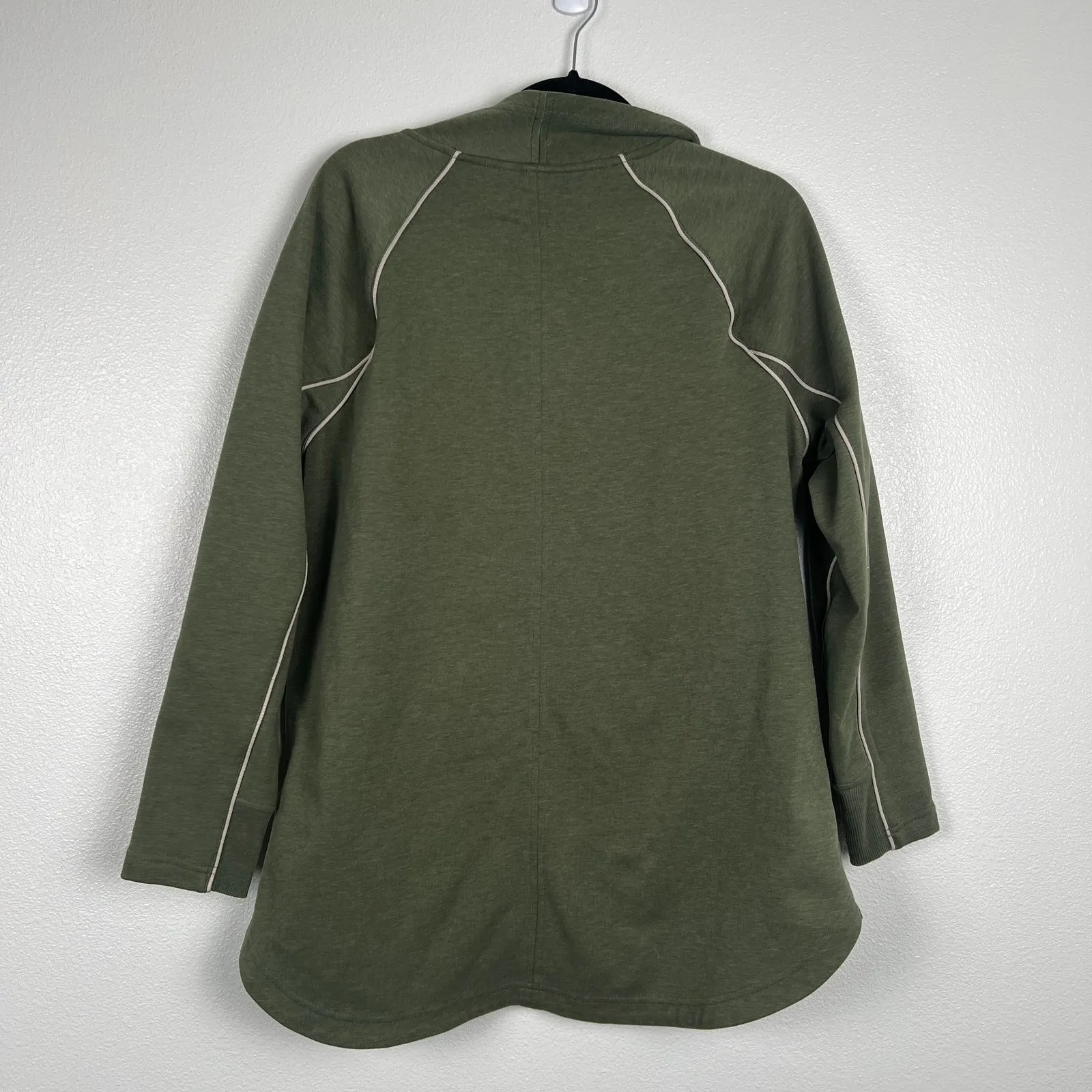Title Nine Women's Full Zip Sweatshirt Green Sz L - Image 7