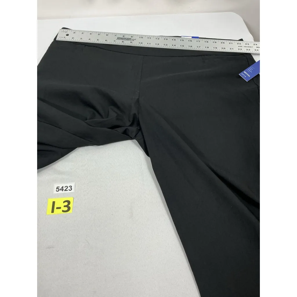 Womans Apt 9 Brynn Pullon Casual Pants 24 W Black Straight Midrise NWT - Image 9