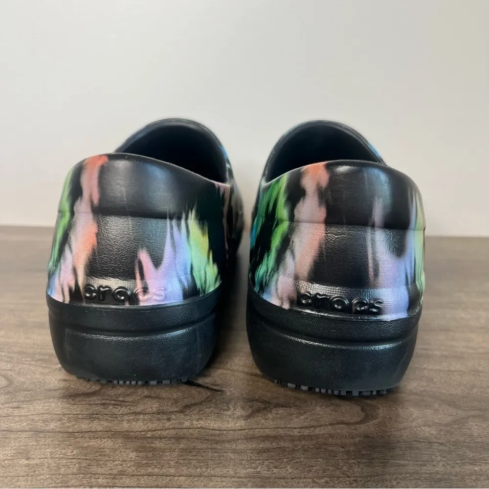 Crocs Neiria Pro II Women's Dual Comfort Tie Dye Graphic Clog Size 8 #B1811 - Image 5