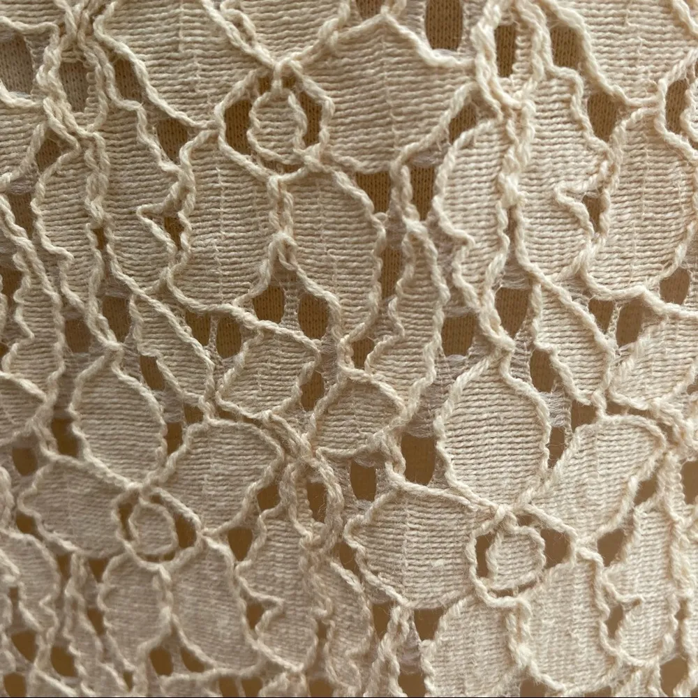 INC Cream Lace Jacket Size M - Image 12