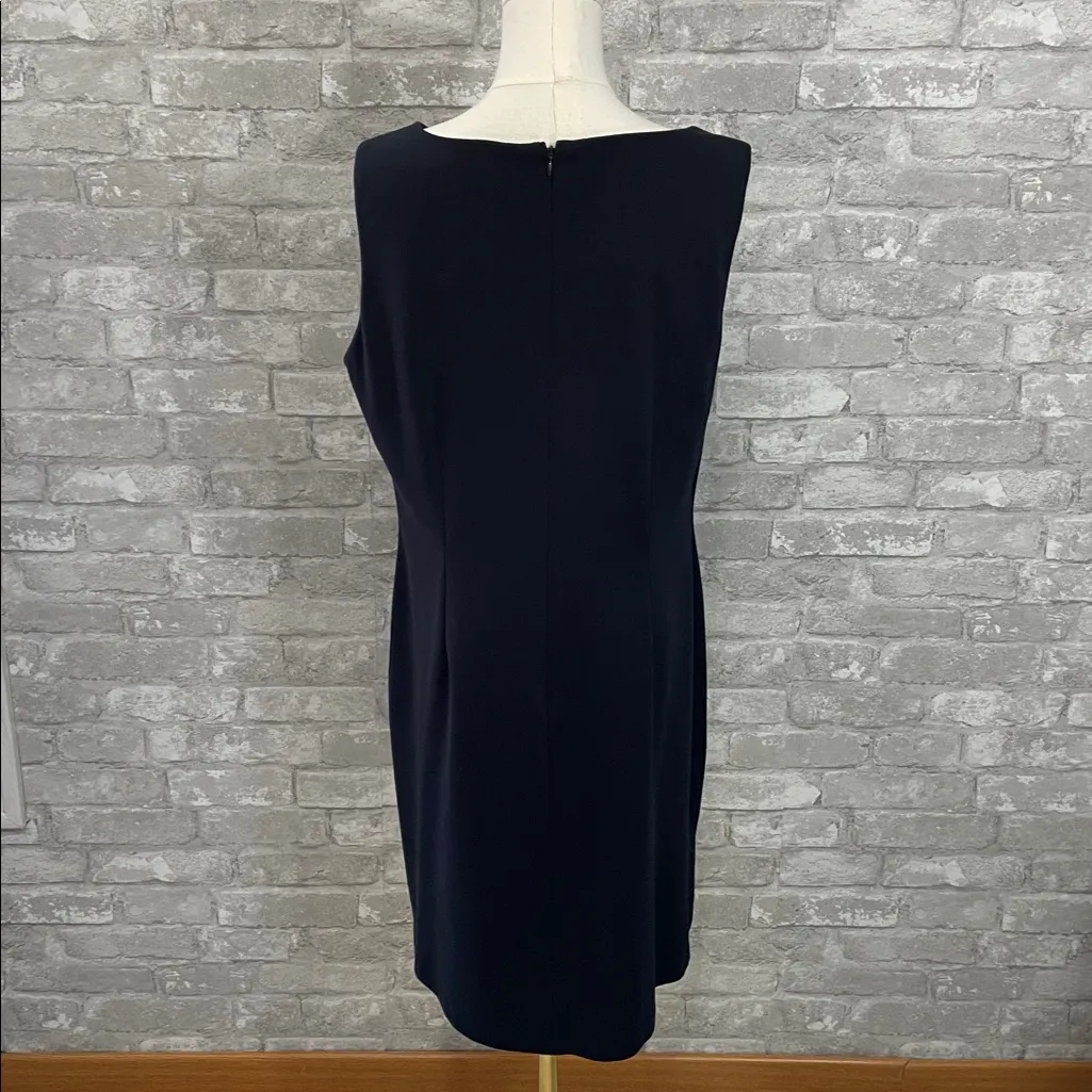 Ivanka Trump Black Sleeveless Midi Dress - Image 6