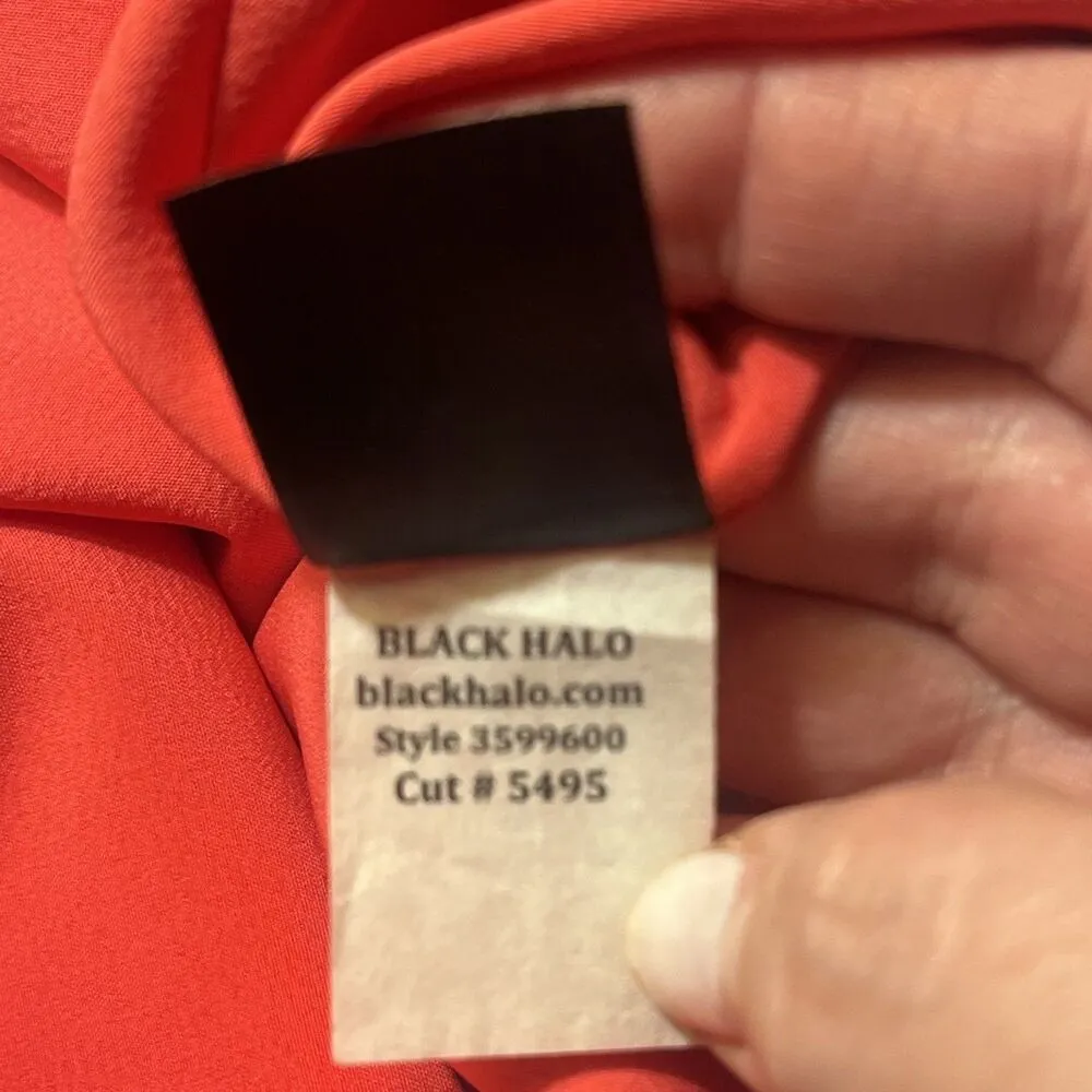 Black Halo Antoinette Sleeveless Stretch Crepe Sheath Dress Pink 8 - Image 6