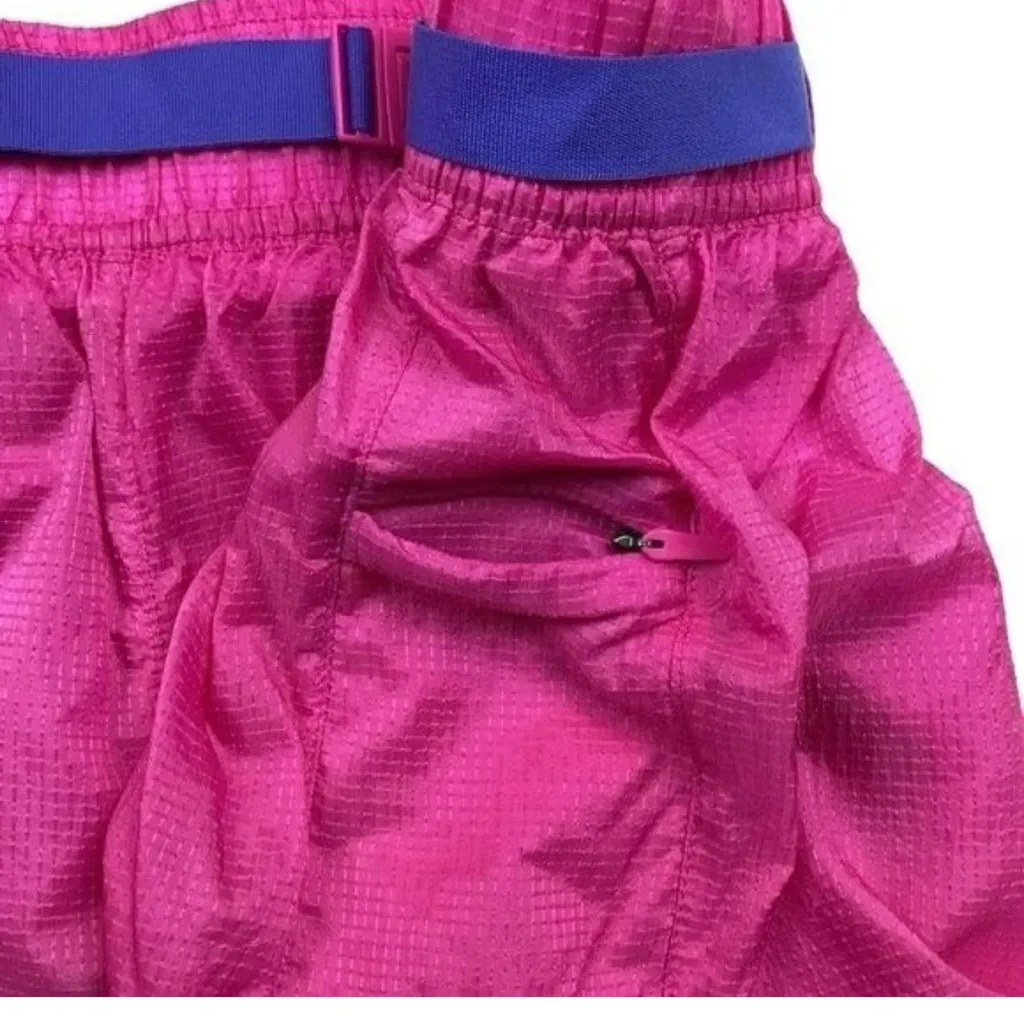 Nike Lightweight Nylon Belted Athletic Shorts | S - Image 3