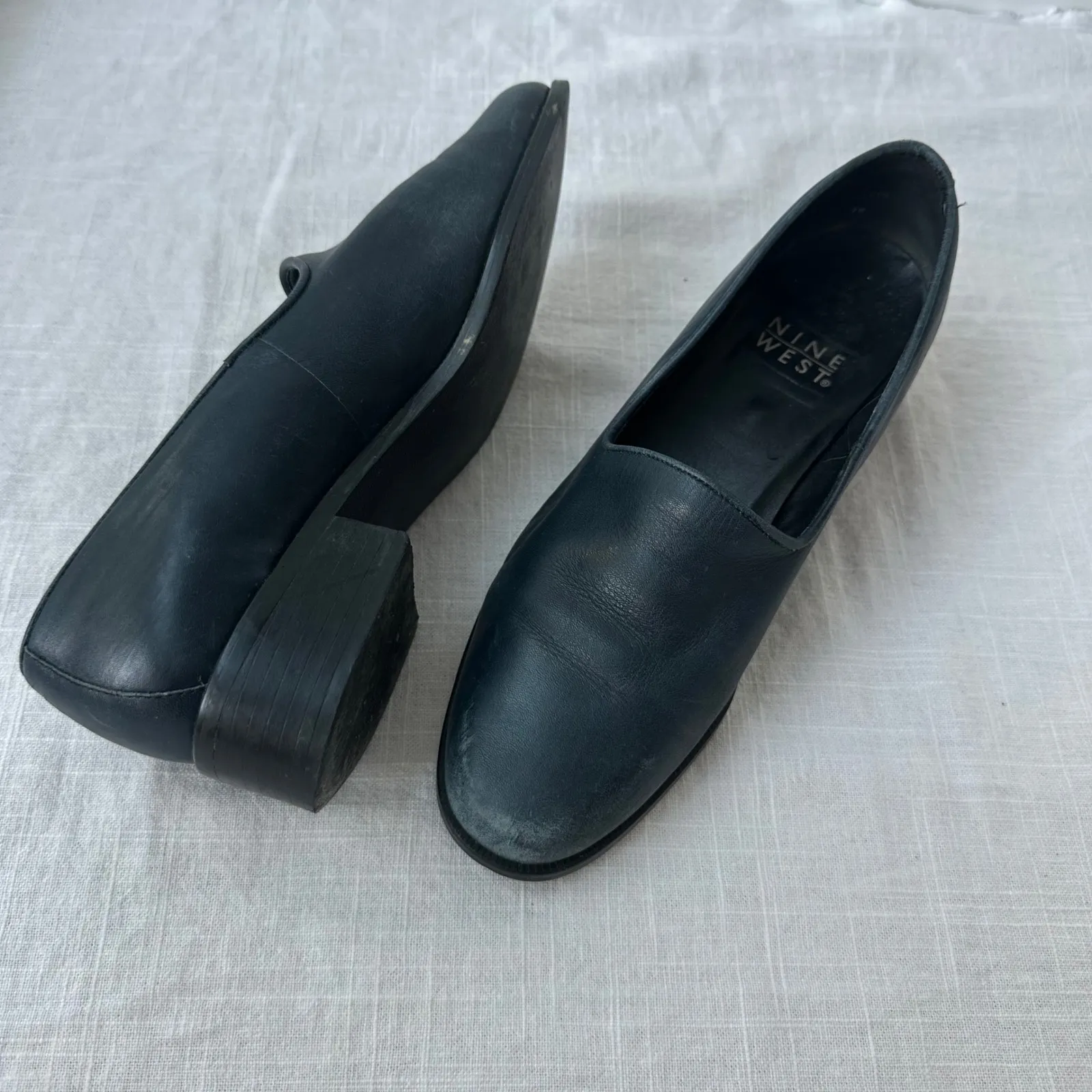 Nine West Vintage Leather Loafers Women's Size 7M Classic‎ 90s Y2k - Image 7