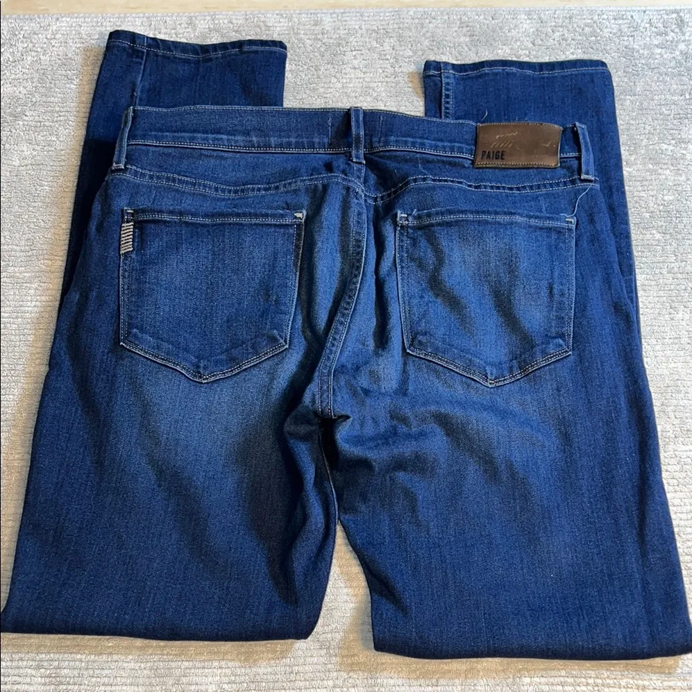 PAIGE Federal Dark Wash womens Straight Leg Jeans size32.               order147 - Image 5