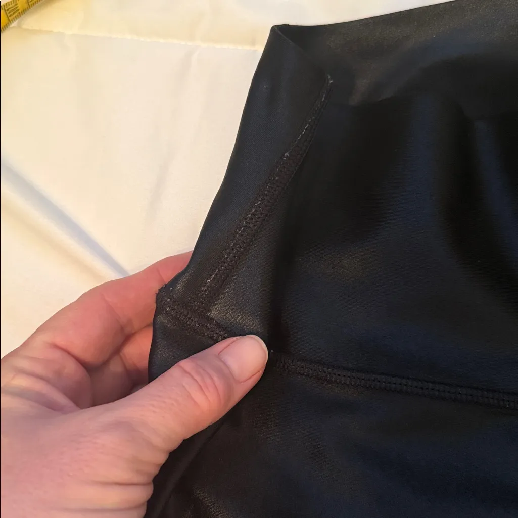 ALO High Shine Leggings, Anthracite, Size S - Image 10