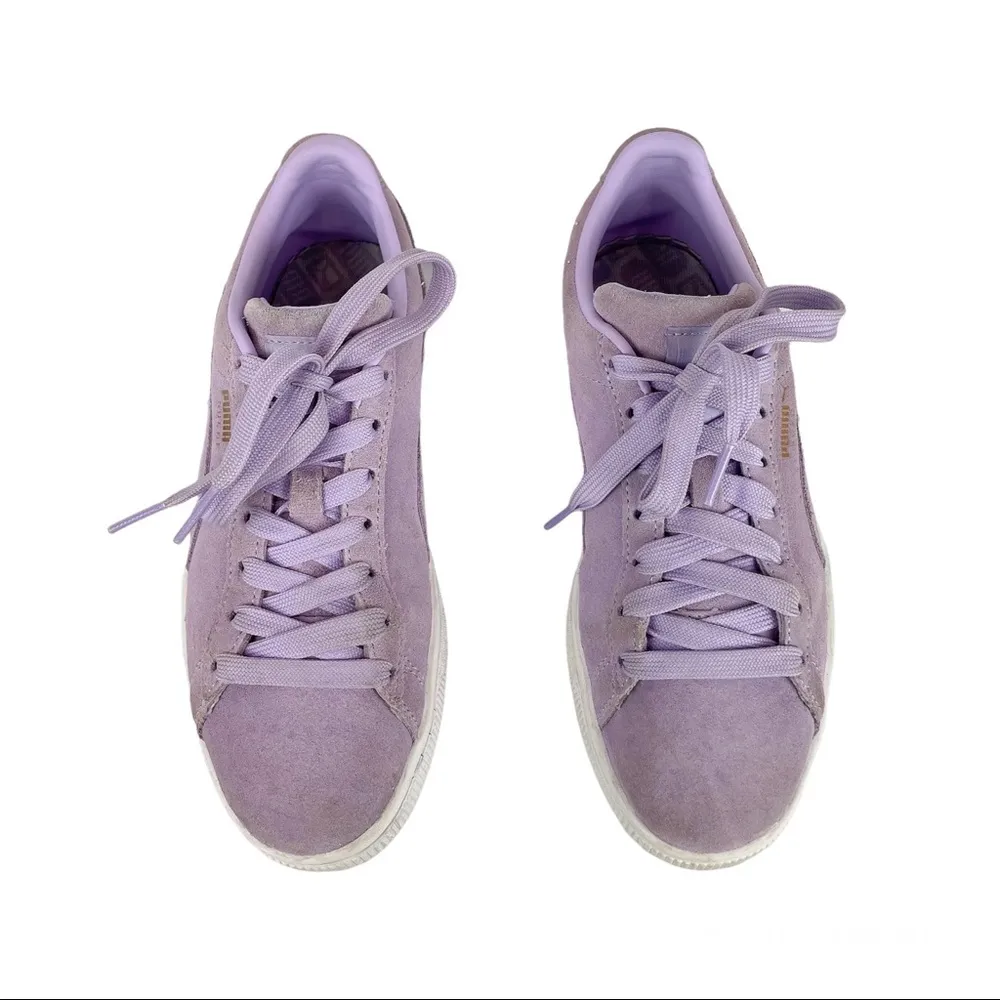 PUMA Suede Classic XXI Womens Sneakers Pastel Purple Sz 7 - Image 4