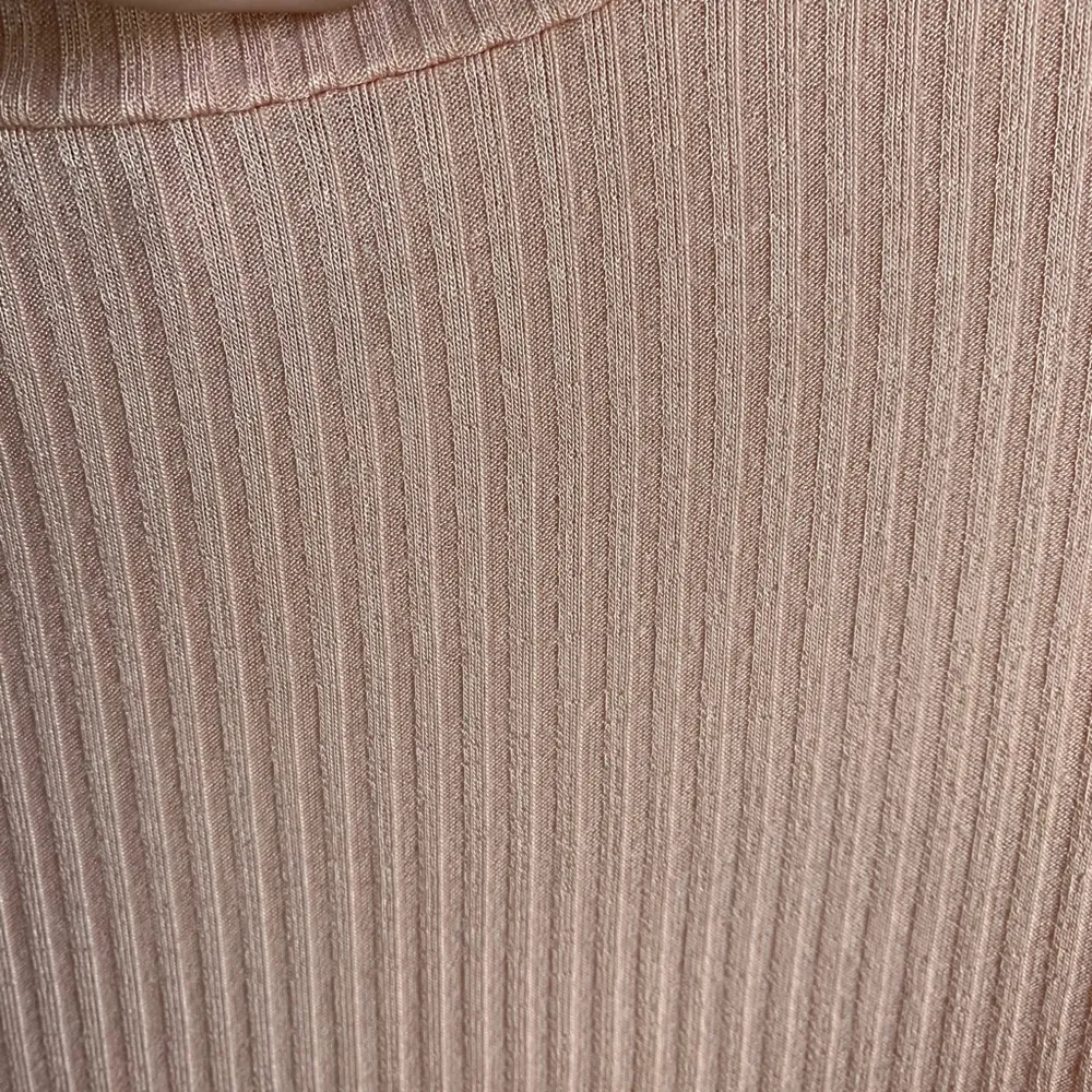 Poetry Light Pink Ribbed Open Side Short Sleeve Shirt - Image 4