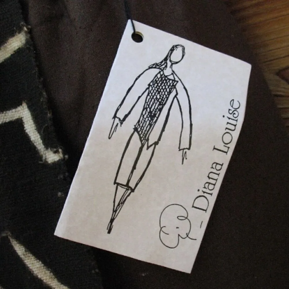 NWT Brown Art To Wear Raw Silk Sk… Brown Size 14 - Image 8