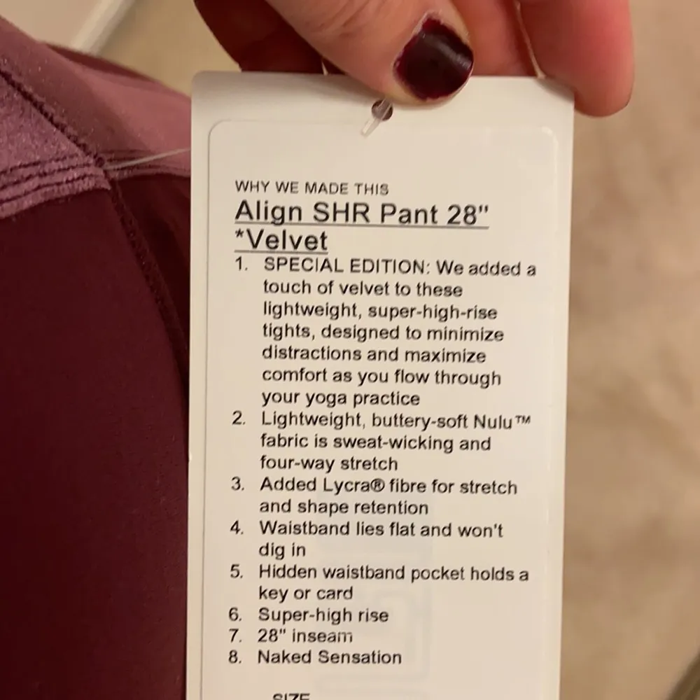 Align SHR pants. 28”. Size 4 - Image 11