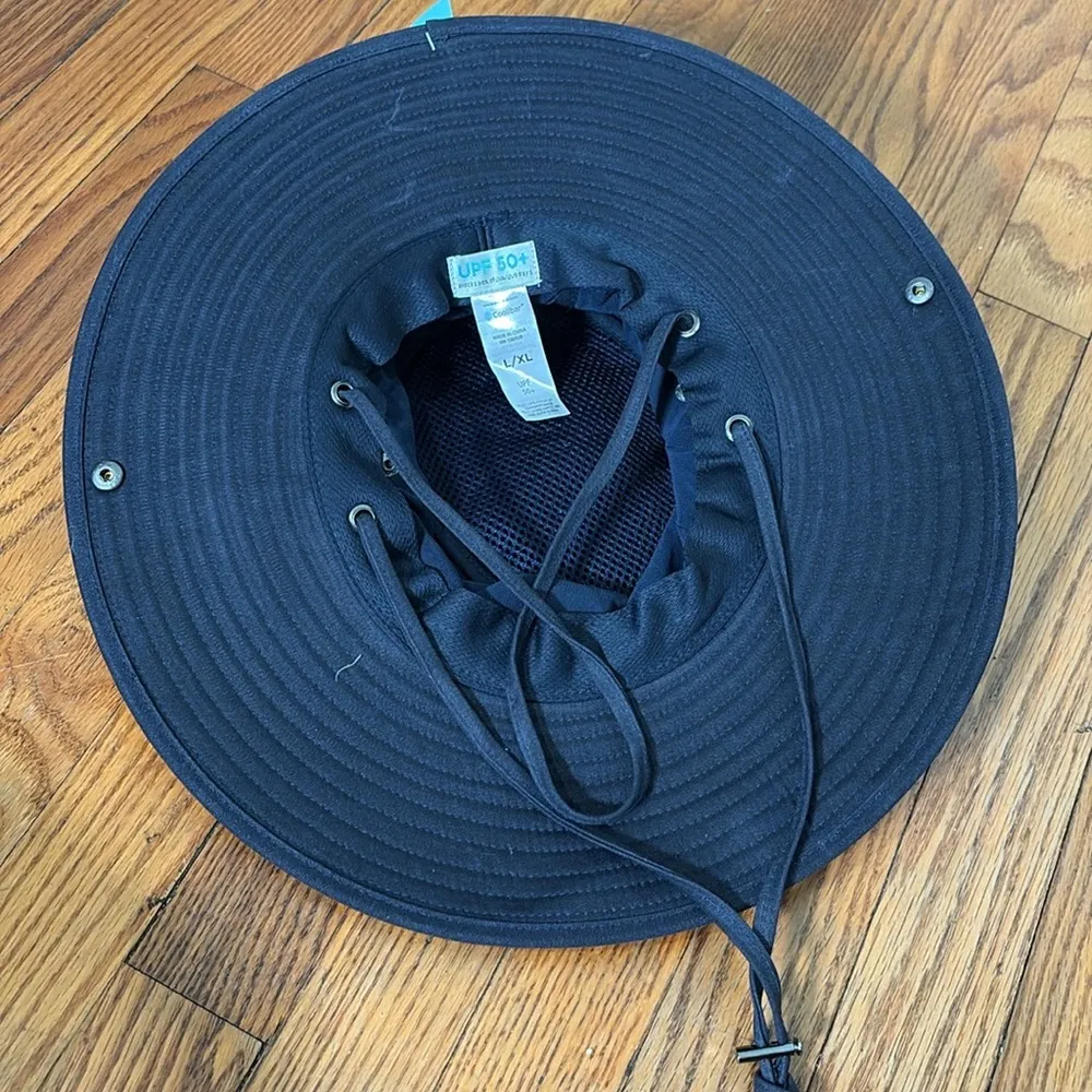 Coolibar‎ Charlie Cotton Bucket Hat Blue size L/XL NWT UPF 50+ Unisex - Image 4