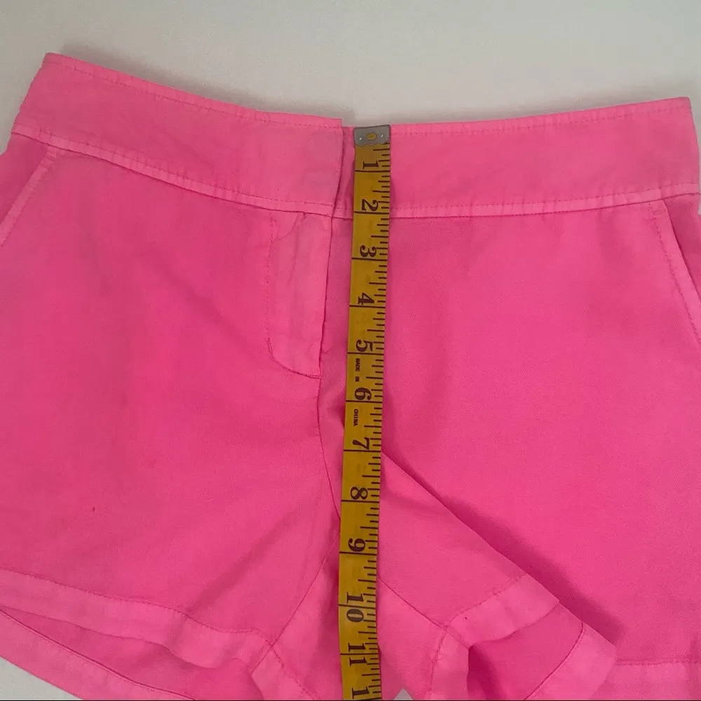 Vineyard Vines Shorts Women’s Size 2 Dayboat Hot Pink Tensely Chino Preppy - Image 6