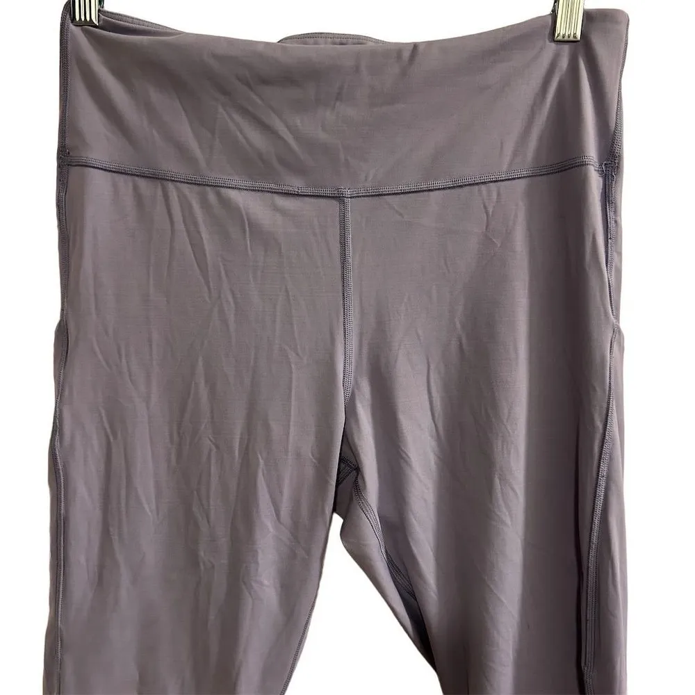 Athleta Women's Leggings Size L Dusty Blue High Rise Yoga - Image 3