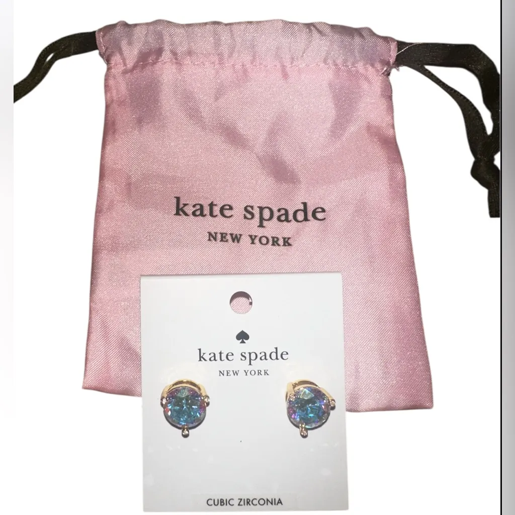 Kate Spade Gum Drop Iridescent Stud Earrings - Image 3