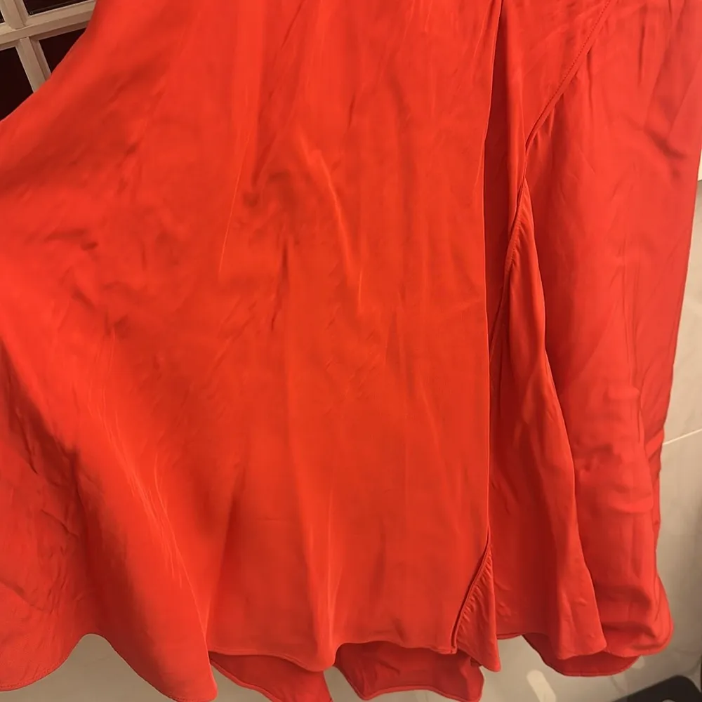 Cedric Charlier size 12 short sleeved dress red needs sleeve hem sewn - Image 15