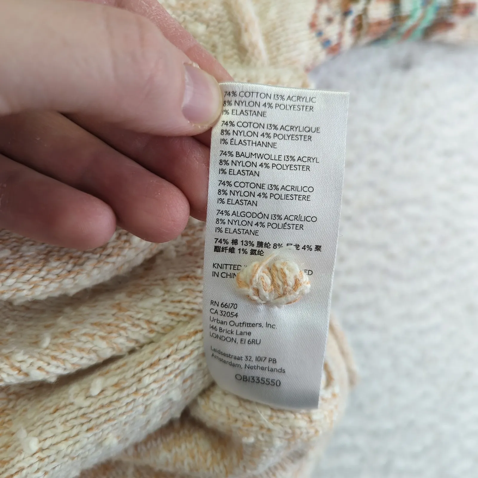 Pilcro Women's XS Pullover Sweater Boho V-Neck Embroidered Southwest Collar - Image 6