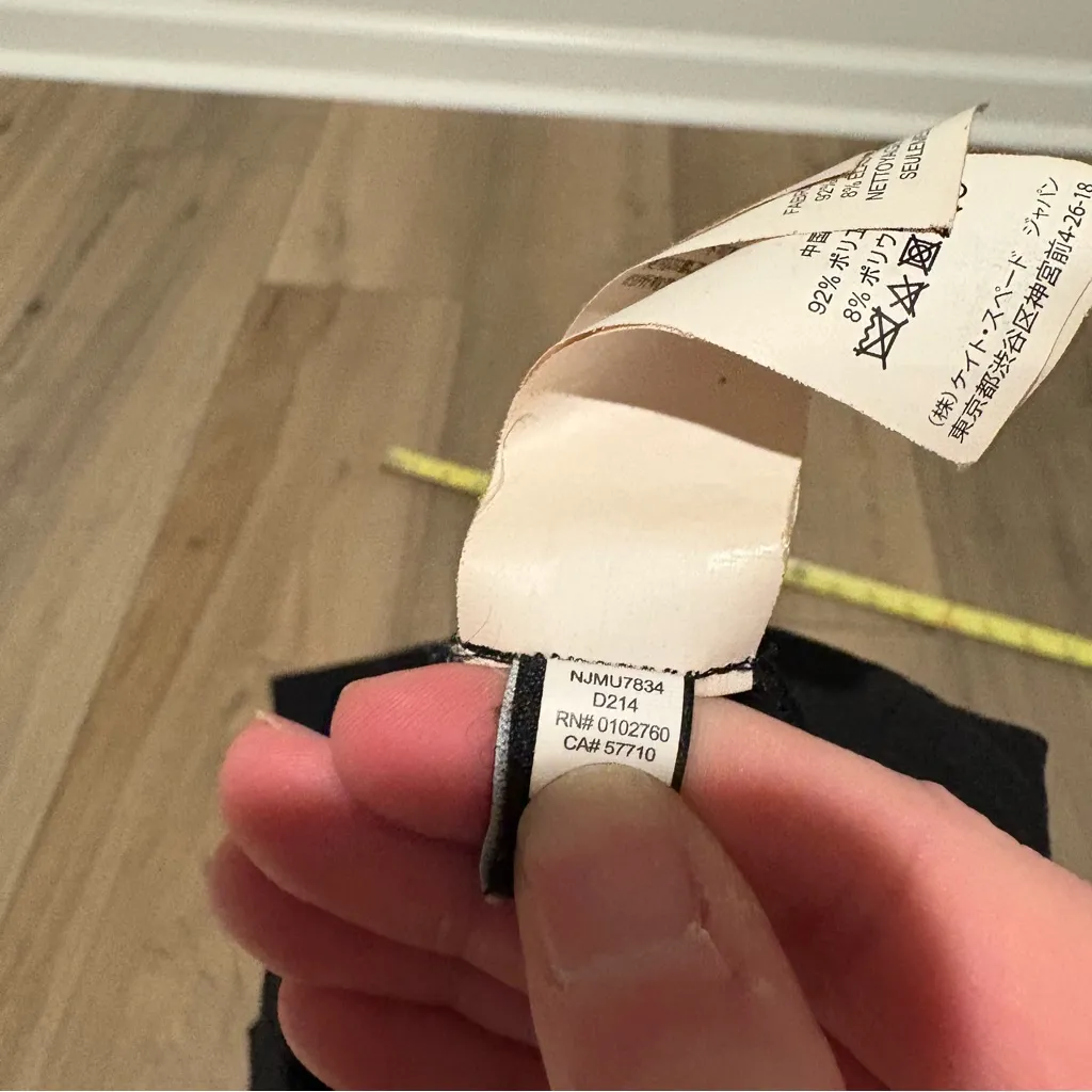 KATE SPADE NEW YORK Pants Side Zipper straight Dress Slacks Women's black size 4 - Image 6