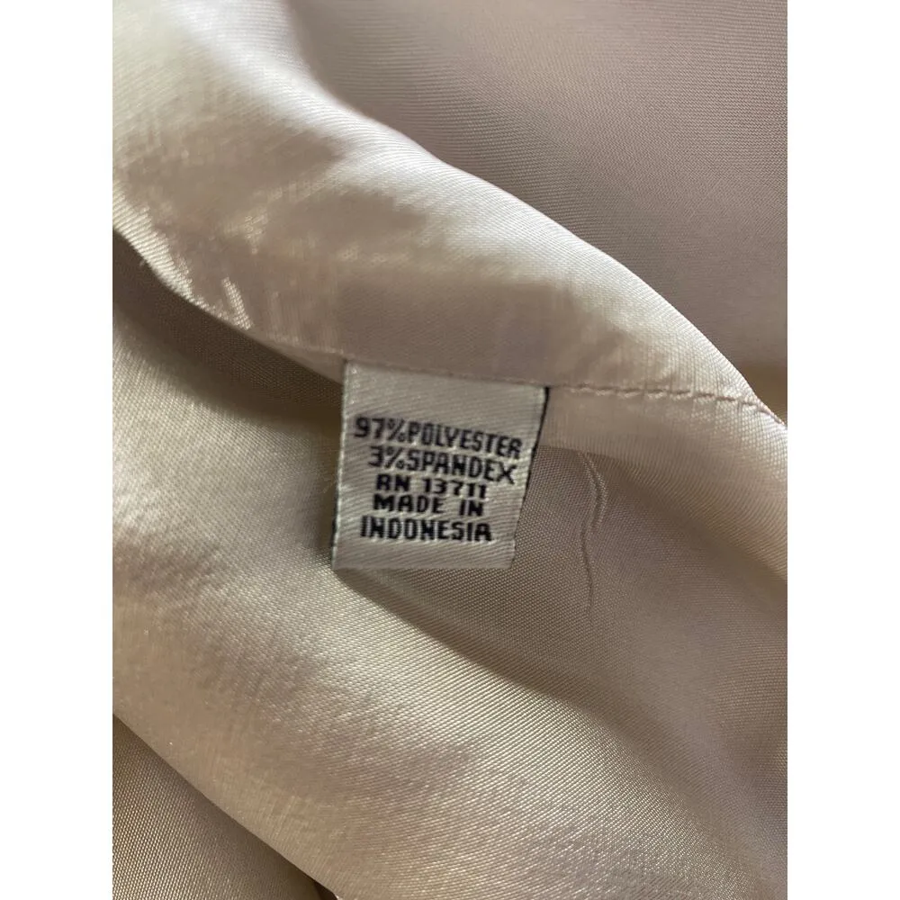 Amanda Smith Woman Suits Women Size 14W Light Tan Cream Lined Jacket Stretch NWT - Image 7