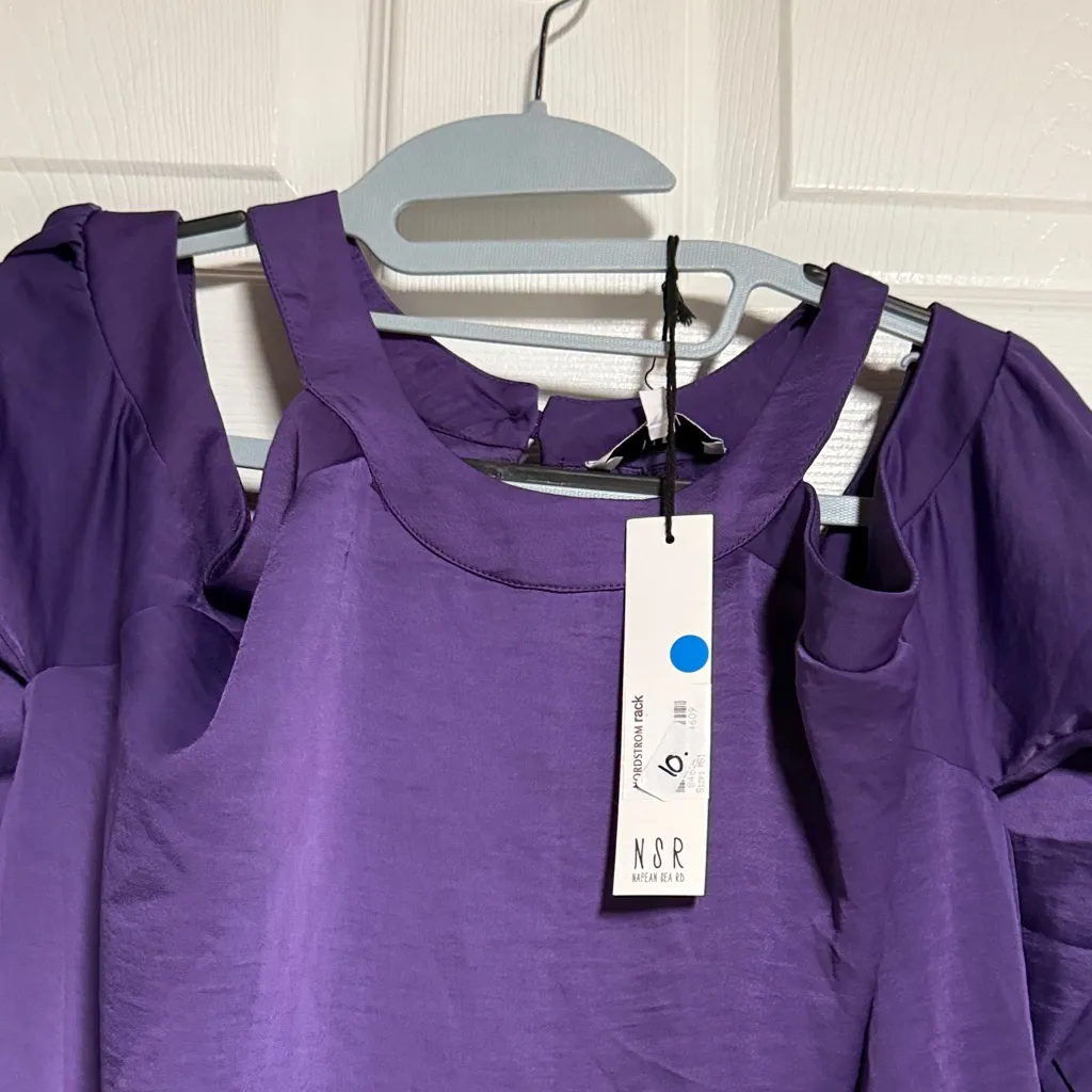NSR Purple Casual Dress Size M - Image 2