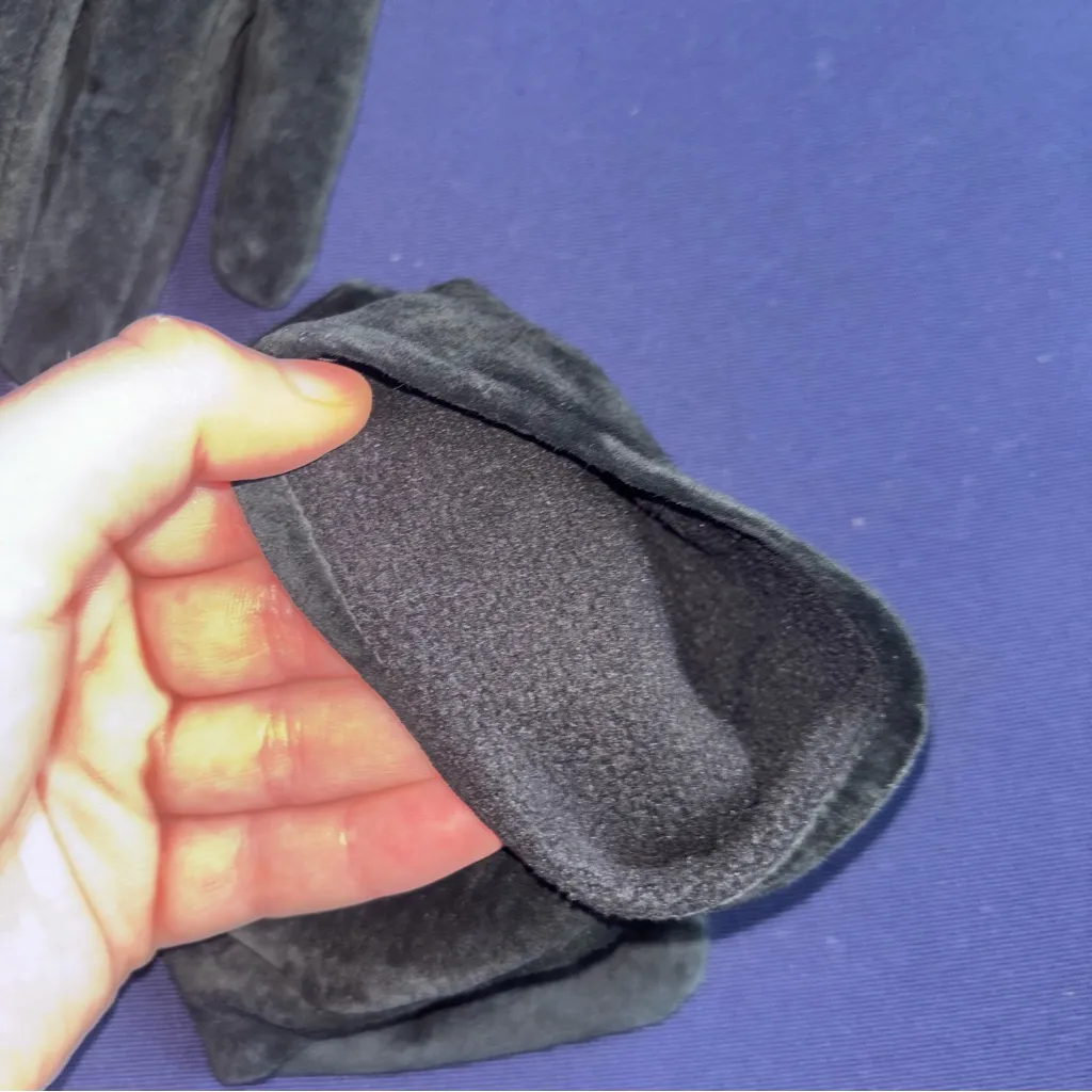 Leather Gloves Black - Image 3