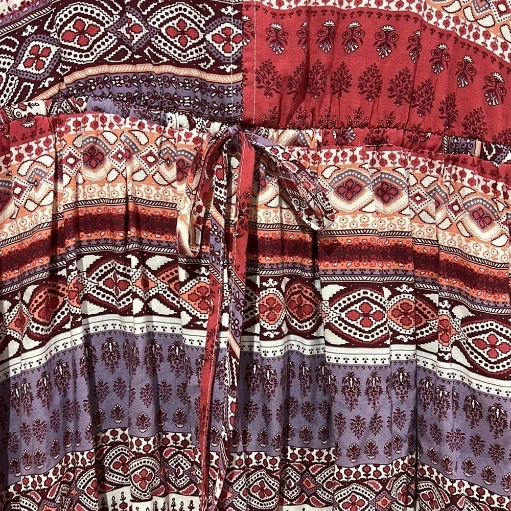 Cotton On Colorful Mini Dress 3/4 Sleeves Women’s Size Small - Image 4