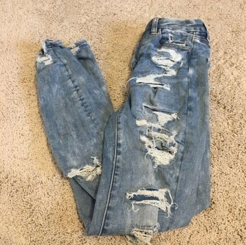 American Eagle Outfitters Curvy hi-rise jeggings size 00 - Image 15